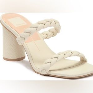 Dolce Vita Nairi Braided Strappy Sandal Ivory Stella Size 8.5